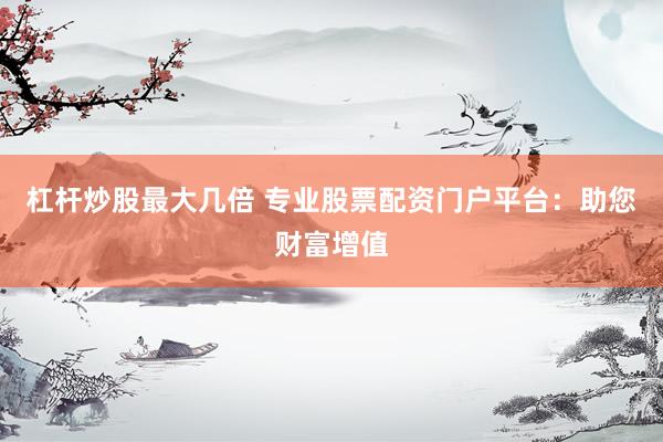杠杆炒股最大几倍 专业股票配资门户平台：助您财富增值