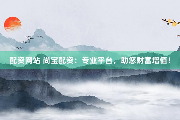 配资网站 尚宝配资:专业平台,助您财富增值!
